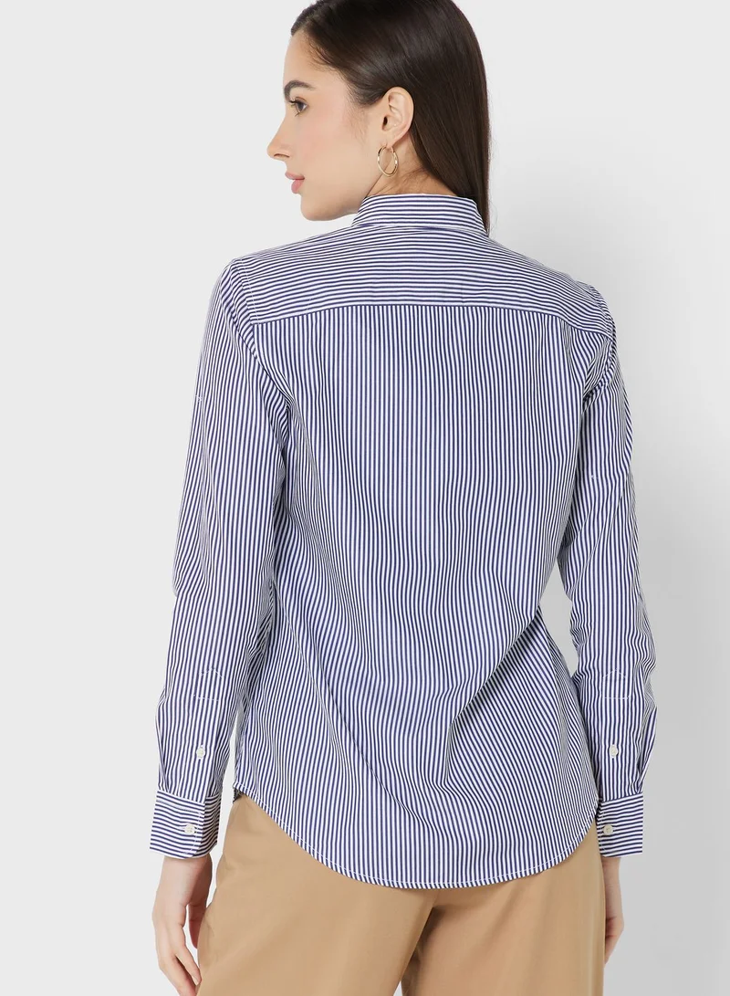 Lauren Ralph Lauren Logo Button Down Shirt
