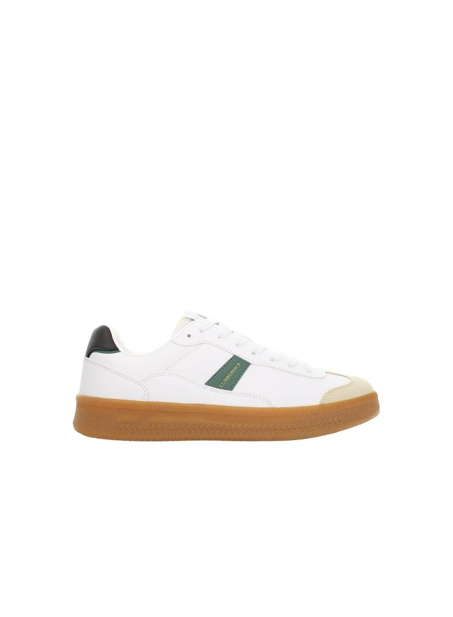 لامبرجاك Lumberjack Fofana Men’s Off-White Sneakers – Stylish Casual Lace-Up Shoes with Gum Rubber Sole, Comfortable Everyday Fashion Sneakers for Men