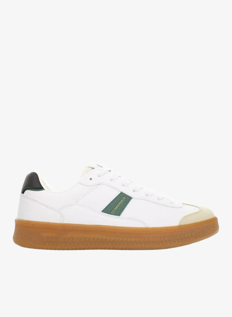 لامبرجاك Lumberjack Fofana Men’s Off-White Sneakers – Stylish Casual Lace-Up Shoes with Gum Rubber Sole, Comfortable Everyday Fashion Sneakers for Men