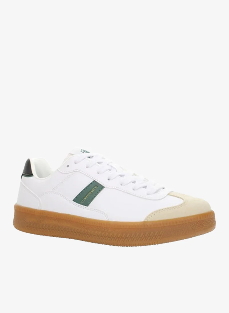 لامبرجاك Lumberjack Fofana Men’s Off-White Sneakers – Stylish Casual Lace-Up Shoes with Gum Rubber Sole, Comfortable Everyday Fashion Sneakers for Men