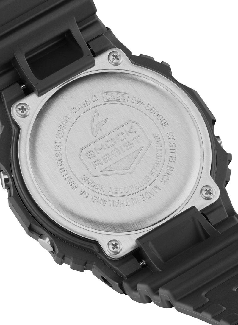 CASIO G-shock Digital Black Resin Band Strap Men's Watch DW-5600UE-1DR - Image 3