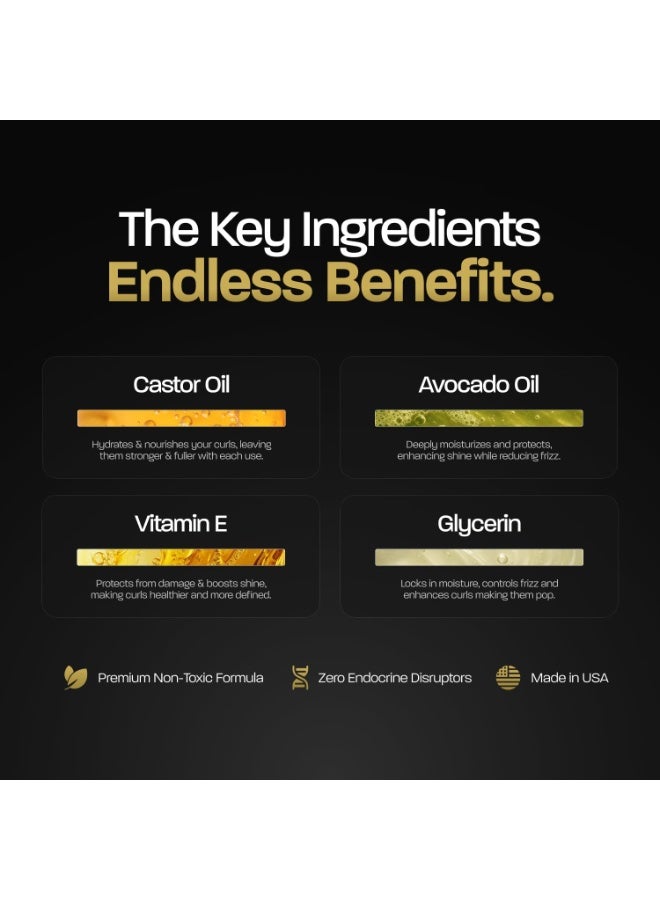 استنادا الي بلسم الشعر BASED BODYWORKS الذي لا يغسل، تحكم فوري في التجاعيد، يرطب ويغذي الشعر، بلسم احترافي للرجال، شعر صحي خالٍ من التجاعيد في دقائق (6.8 أونصة عبوة من 1) - Image 5