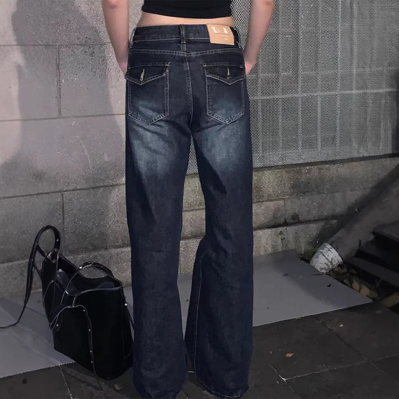 Unisex Casual Daily Denim Jeans - Image 3