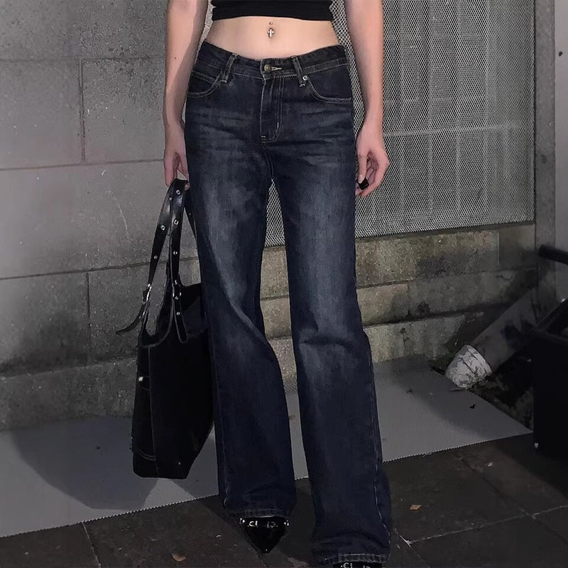 Unisex Casual Daily Denim Jeans - Image 1