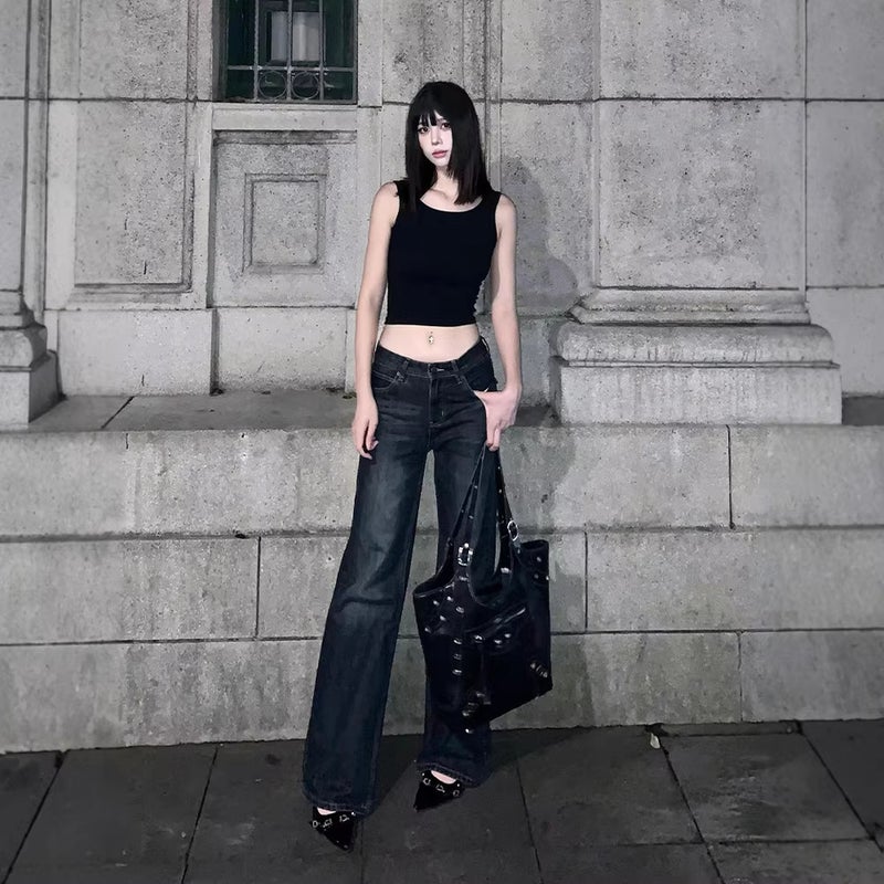 Unisex Casual Daily Denim Jeans - Image 5