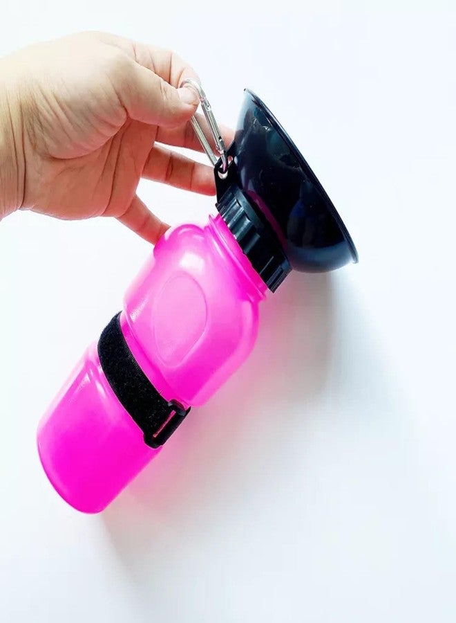 QD Q D Dog Cat Outdoor Travel Portable Feeder Sipper Water Bottle Water Dispenser Plastic Pet Bowl & Bottle - Image 3