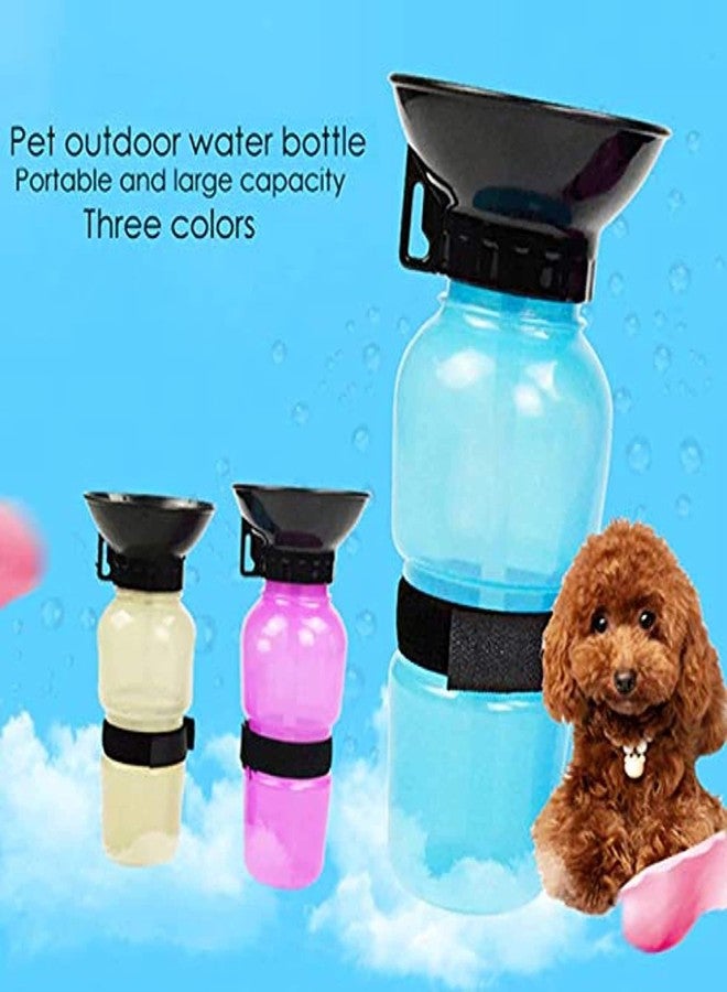 QD Q D Dog Cat Outdoor Travel Portable Feeder Sipper Water Bottle Water Dispenser Plastic Pet Bowl & Bottle - Image 4