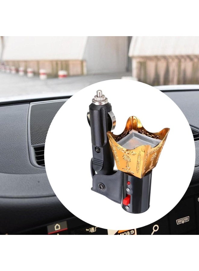 Mini Car Incense Burner Arabic Electric Oud Holder - Image 2