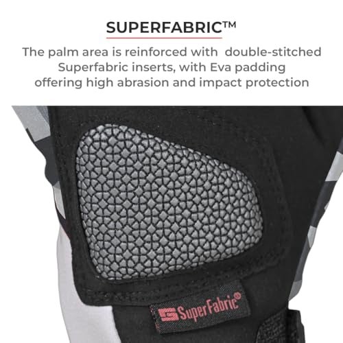ViaTerra Roost V1 Offroad Trail Bike Riding Gloves | SAS-Tec Level 2 Knuckle Protector | Superior Grip | Mobile Friendly (Snow Camo, XXL) - Image 3