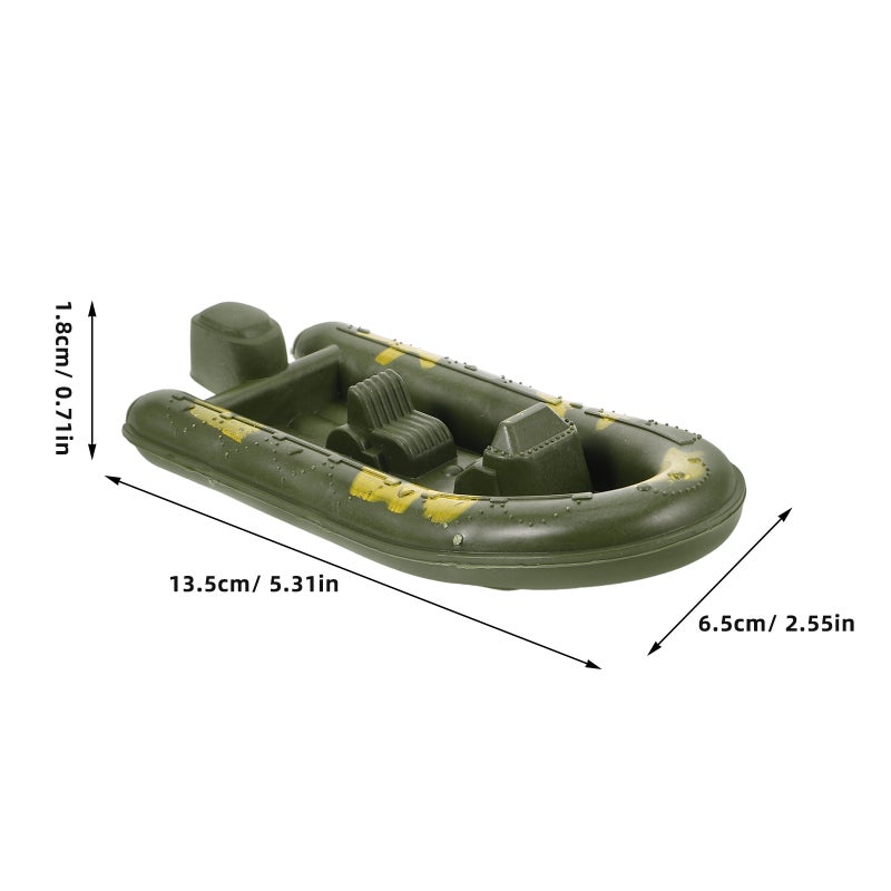 10pcs Small Boat Models Simulated Boat Toys Kids Boat Decor Simulation Boat Toys Desktop Boat Models Mini Landscaping Boat Models - Image 3