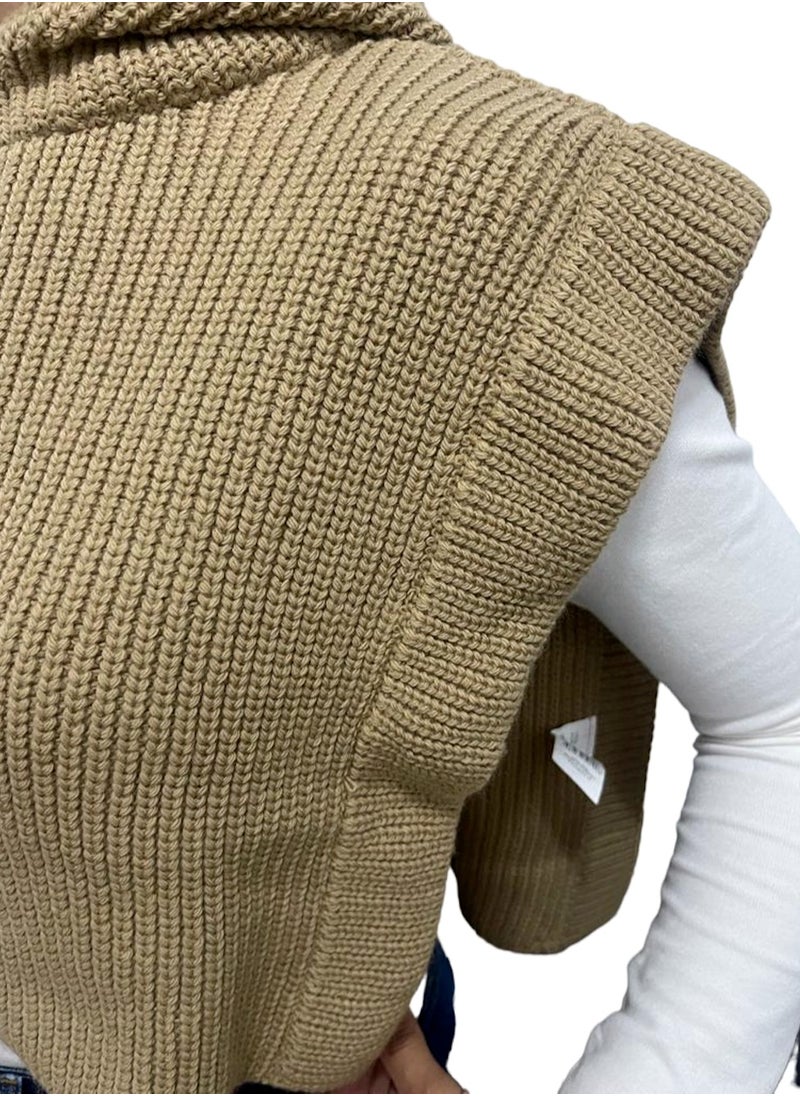 Generic - Women's Cape and poncho Beige - Image 1