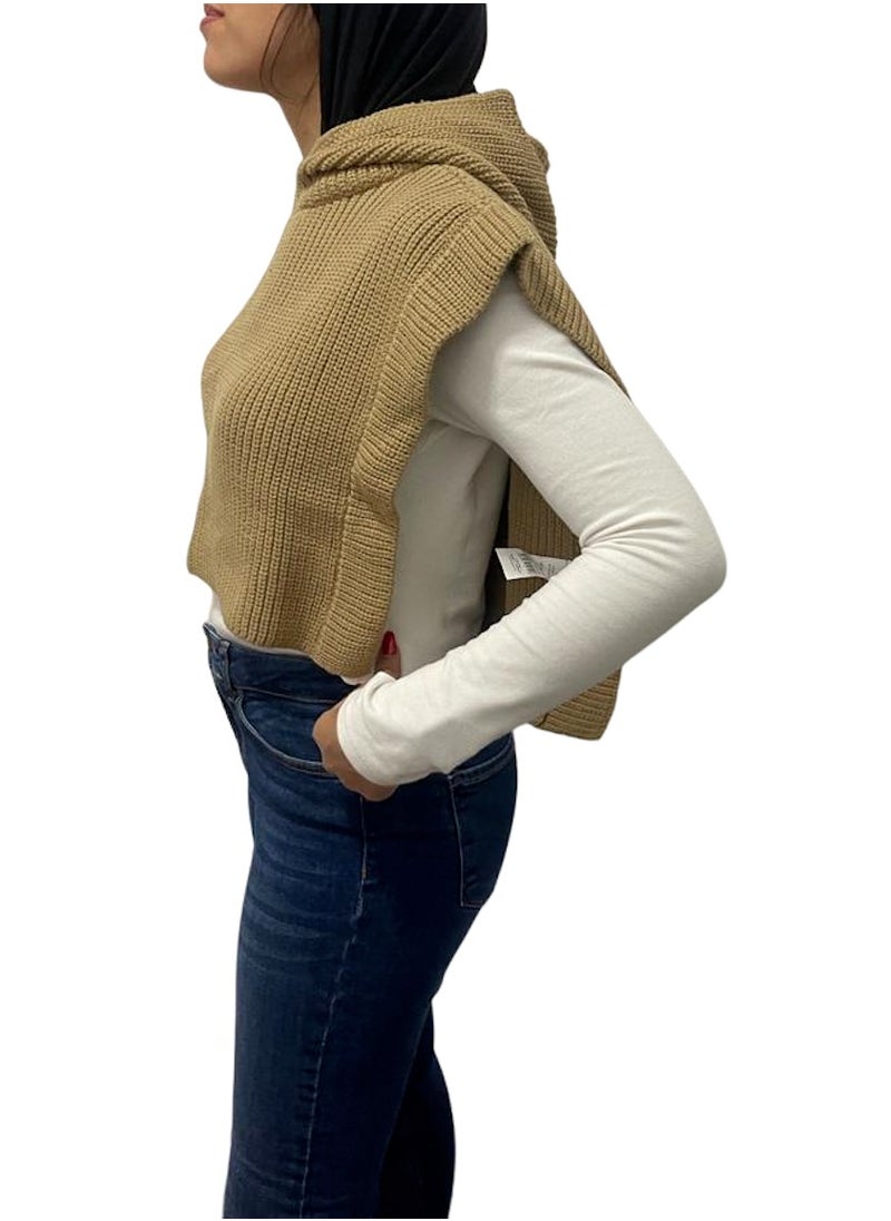 Generic - Women's Cape and poncho Beige - Image 1