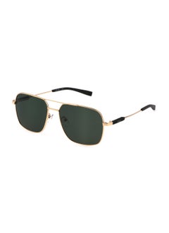 FILA Men's Navigator Shape Polarized Stainless steel Sunglasses SFI523 58300P - Lens Size: 58 Mm - Shiny Rose Gold  - Image 1