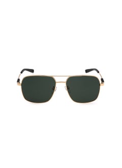 FILA Men's Navigator Shape Polarized Stainless steel Sunglasses SFI523 58300P - Lens Size: 58 Mm - Shiny Rose Gold  - Image 2