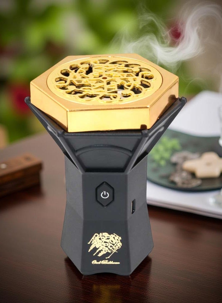 Electric Oud Incense Burner & Aroma Diffuser – Bakhoor Fragrance Maker - Image 3