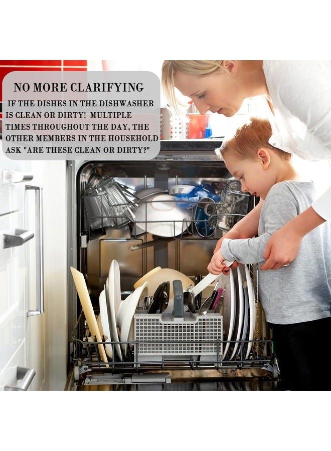 DBlosp Clean and Dirty Magnet，Dishwasher Magnet Clean Dirty Sign Indicator，Reversible Dish Washer Sign, Double Sided Strong Kitchen Flip Indicator，Apartment Must Haves Kitchen Necessities - Image 4