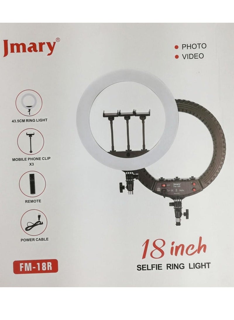 Jmary Fm-18r 18inch Ring Light - Image 1