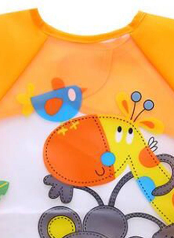 NIBEMINENT Cartoon Animal Printed Long Sleeved Bib - Image 2