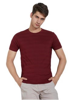 Dennis Lingo Regular Fit Maroon Cotton T-Shirt – Comfortable and Classic  - Image 3
