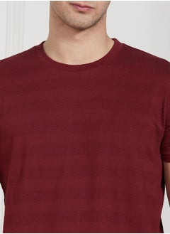 Dennis Lingo Regular Fit Maroon Cotton T-Shirt – Comfortable and Classic  - Image 2