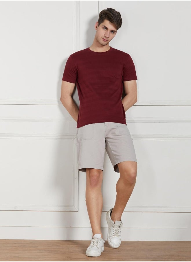Dennis Lingo Regular Fit Maroon Cotton T-Shirt – Comfortable and Classic  - Image 5
