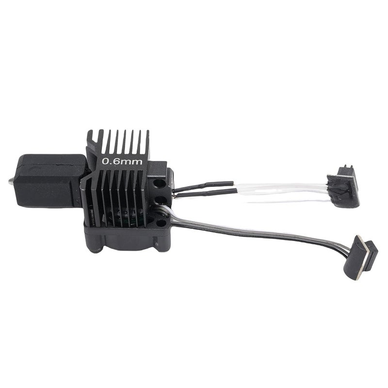 Asixxsix Hotend Kit, Hardened Steel Nozzle Ti Alloy Heat Break Copper Plated Heating Block Ceramic Heater with Cooling Fan for Lab P1P P1S 3D Printer - Image 1