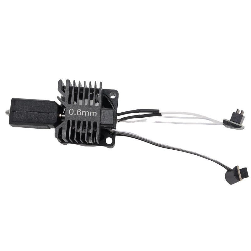 Asixxsix Hotend Kit, Hardened Steel Nozzle Ti Alloy Heat Break Copper Plated Heating Block Ceramic Heater with Cooling Fan for Lab P1P P1S 3D Printer - Image 3