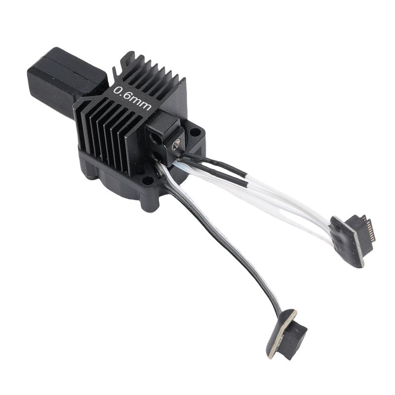 Asixxsix Hotend Kit, Hardened Steel Nozzle Ti Alloy Heat Break Copper Plated Heating Block Ceramic Heater with Cooling Fan for Lab P1P P1S 3D Printer - Image 5