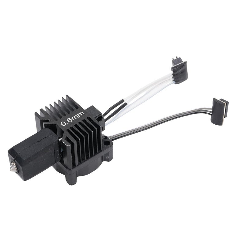 Asixxsix Hotend Kit, Hardened Steel Nozzle Ti Alloy Heat Break Copper Plated Heating Block Ceramic Heater with Cooling Fan for Lab P1P P1S 3D Printer - Image 2