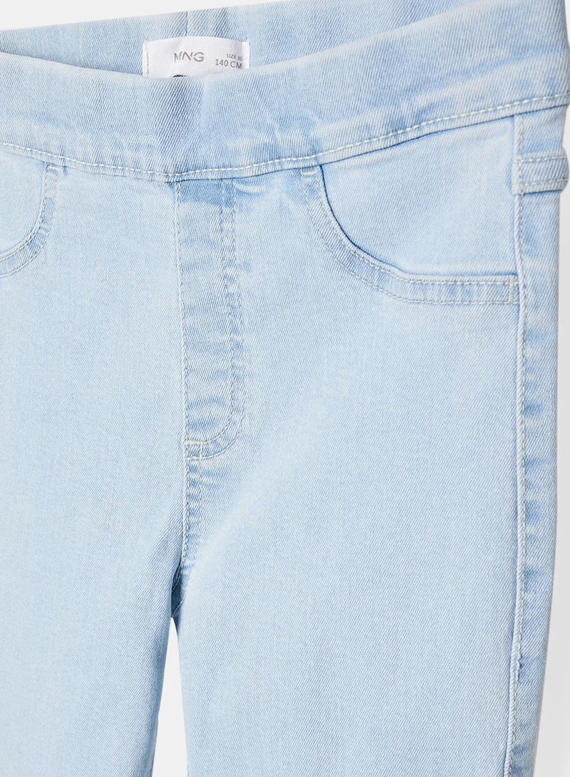 MANGO Kids High Waist Jeggings