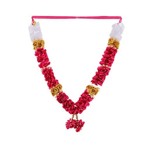 Pray Everyday Artificial Mala set of 7 Artificial Mala for Temple Everyday Mala for Temple Garland for Temple Artificial Garland 7 mala for 7 days - Image 2