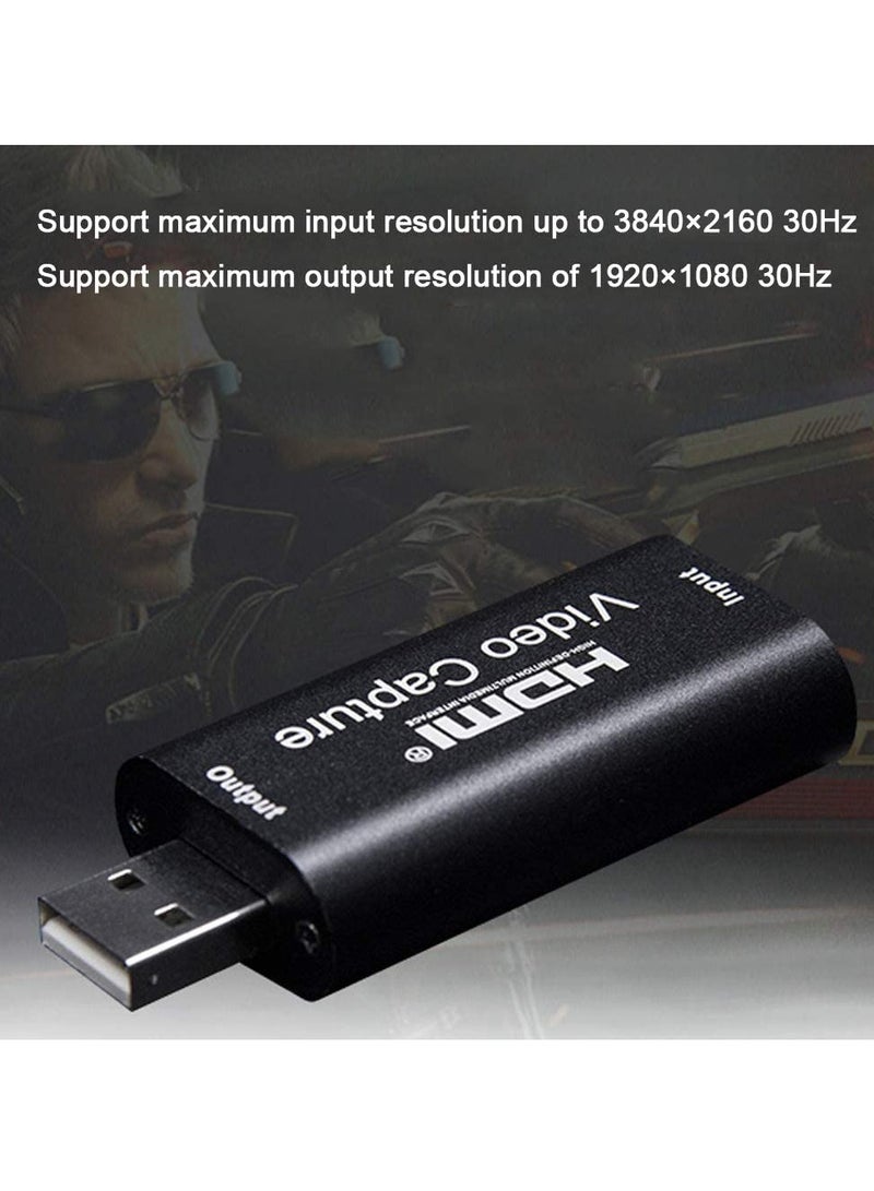 بطاقة التقاط الفيديو HDMI عالية الدقة، البث المباشر، البث، Mini USB 2.0 - Image 2