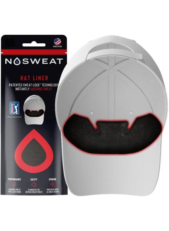 No Sweat Golf Hat Sweat Liner – Made in The USA - Prevents Stains & Odor - Patented Technology 3 | 6 | 12 | 25 | 50 Pack, 03-pack, L - Image 2