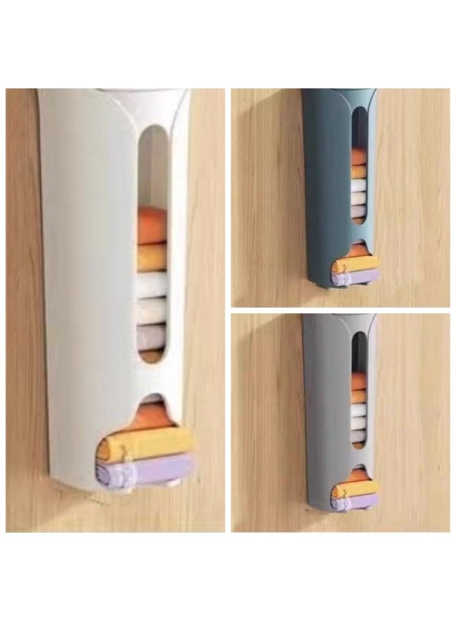 يوكانبي طقم 3 علب تنظيم ملابس داخلية – منظم جداري بخزانة الملابس مع درج معلق للجوارب والملابس الداخلية - Image 1