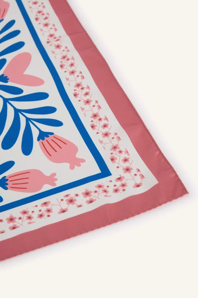 Defacto  Woman Satin Printed Scarf for Women | Best Price UAE