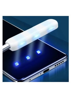 ماركة غير محددة Privacy UV Screen Protector for Samsung Galaxy S23 Ultra, UV Tempered Glass, Film HD Screen Saver, 9H Hardness, Bubble-free, Clear  - Image 4
