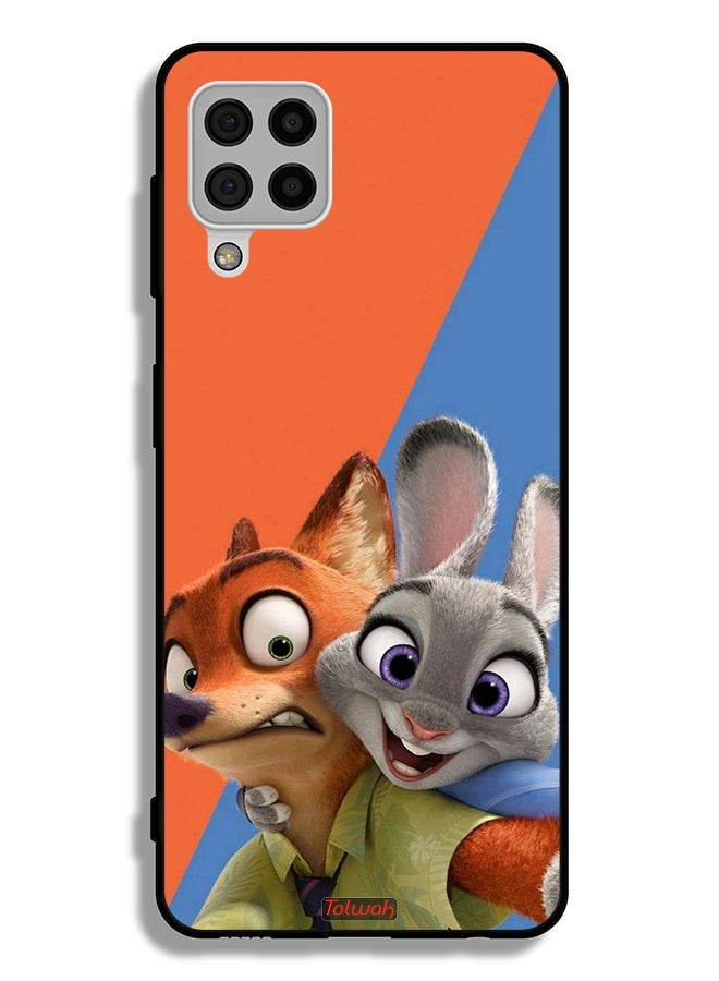 Tolwak Samsung Galaxy A22 4G Protective Case Cover Best Friends - Image 1