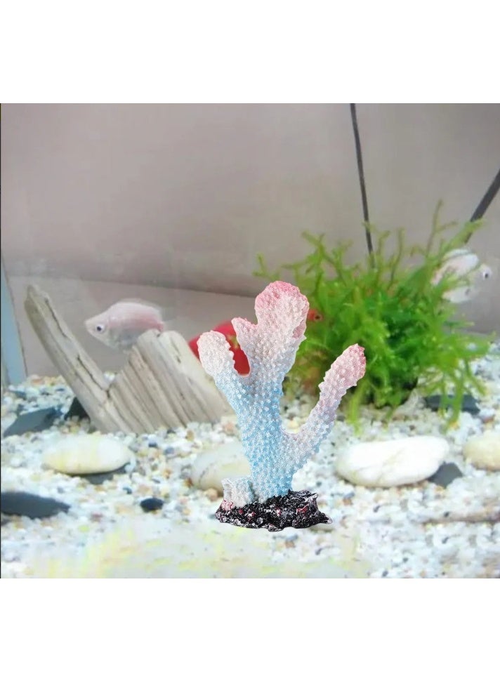 زينة الشعاب المرجانية المصنوعة من الراتنج لتزيين أحواض الأسماك، مناسبة لأحواض المياه العذبة والمالحة لمحبي الأسماك - Image 4