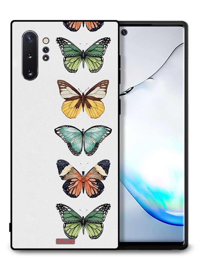 Tolwak Samsung Galaxy Note 10 Plus Protective Case Cover Four Butterflies - Image 1