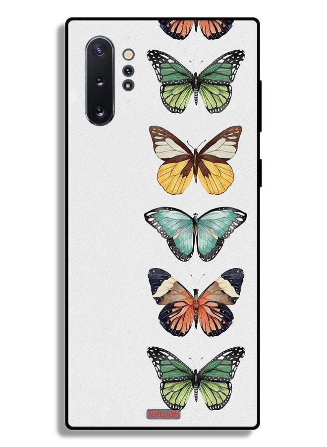 Tolwak Samsung Galaxy Note 10 Plus Protective Case Cover Four Butterflies - Image 2