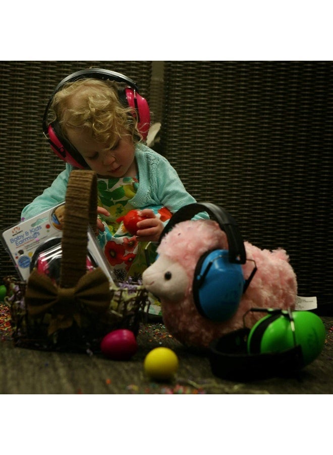 Walker's سماعات أذن ووكيرز للأطفال الشباب مع حزام رأس مبطن قابل للتعديل وقابل للطي لتقليل الضوضاء وحماية السمع - Image 3