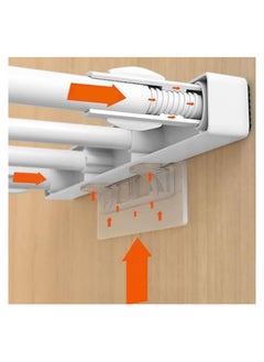 Y&D Punch Free Shelf Support Peg, 12 Pcs No Drill Pegs, Clear Self Adhesive Shelves Clips for Kitchen Cabinet Book Shelves, Strong Partition Pin Closet Layer-Load Bearing 10 Pound  - Image 3