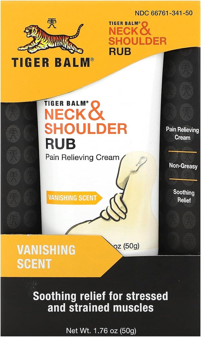Tiger Balm Neck & Shoulder Rub - Pain Relieving Cream, 1.76 oz (50g) - Image 2