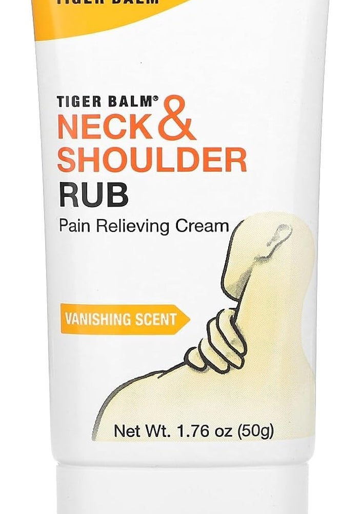 Tiger Balm Neck & Shoulder Rub - Pain Relieving Cream, 1.76 oz (50g) - Image 1