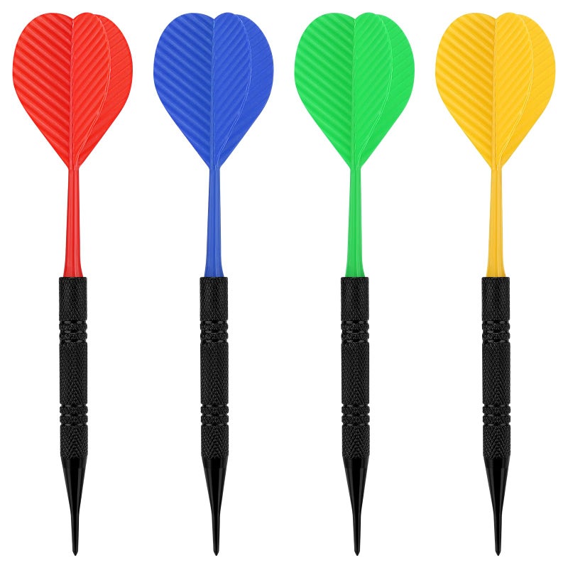 Accmor 12 Pack Soft Tip Darts, Bar Dart, Plastic Tip Darts Set, Attach Extra 100 Black 2BA Replacement Tips, Soft Tip Darts for Electronic/Plastic Dartboard - Image 2
