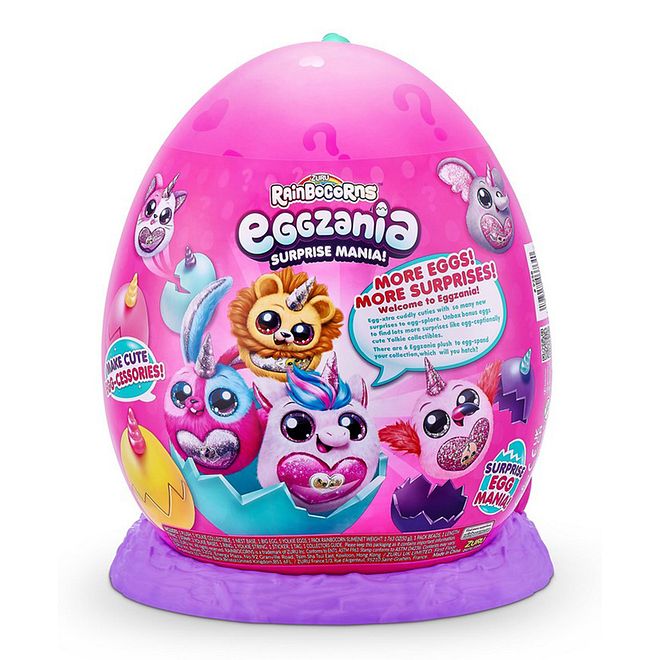 Rainbocorns Eggzania Surprise S1 Collectible Plush - Soft Snuggle Toy, Over 20 Surprises, 6 Characters, Age 3 Years+ - Image 2