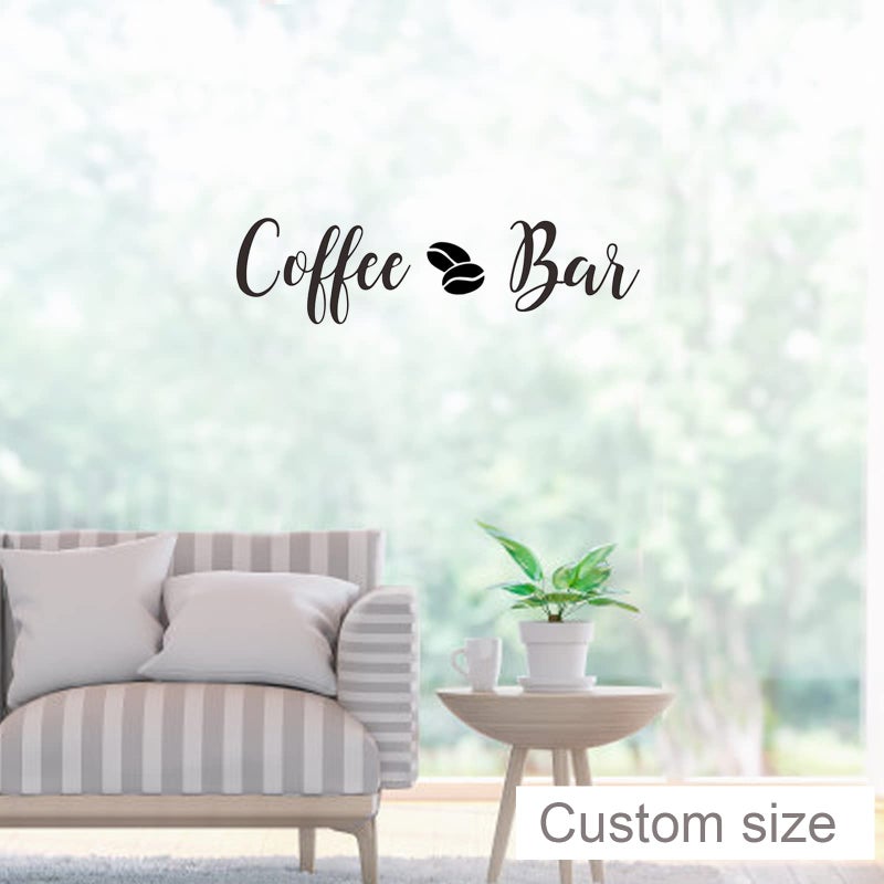 ATCYMI 3 PCS Coffee Signs Wall Decor Sticker for Coffee Bar Kitchen Removable DIY Vinyl Decal Wallpaper for Restaurant Kitchen Home Office Shop Hotel Decoration - Image 4