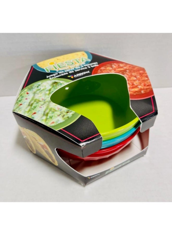 Arrow Plastic Fiesta Serving Bowl Assorted Color 16oz 19400.. - Image 1