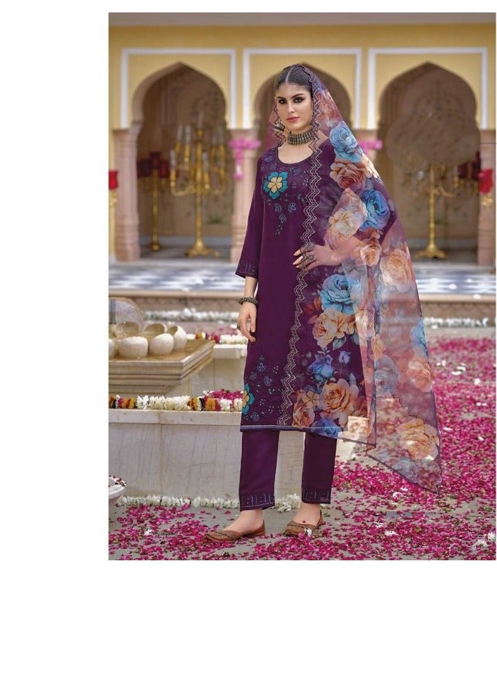 Fully stiched Kurti with pant and Dupatta  - Image 1