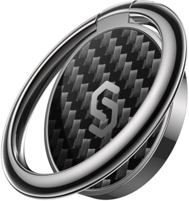 Syncwire Cell Phone Ring Holder Stand, 360 Degree Rotation Finger Ring Kickstand with Polished Metal Phone Grip for Magnetic Car Mount Compatible with iPhone, Samsung, LG, Pixel - Rose Gold - Image 1
